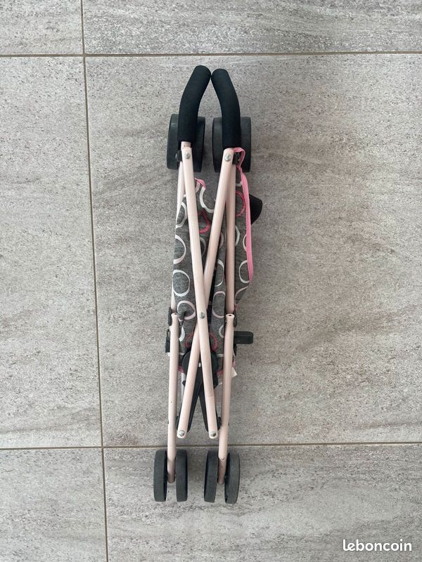 Poussette cane pour poupée mac Laren pliante (image 4)