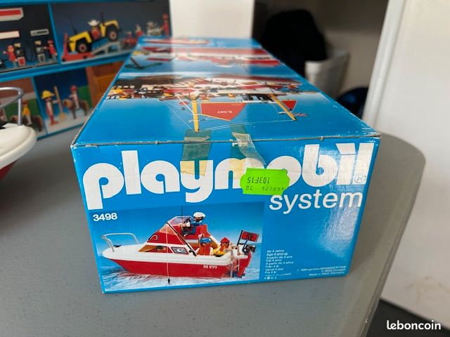 Mode d’emploi Playmobil set 4910 Waterworld Bateau pneumatique avec