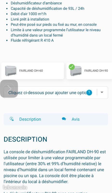 Déshumidificateur (image 2)