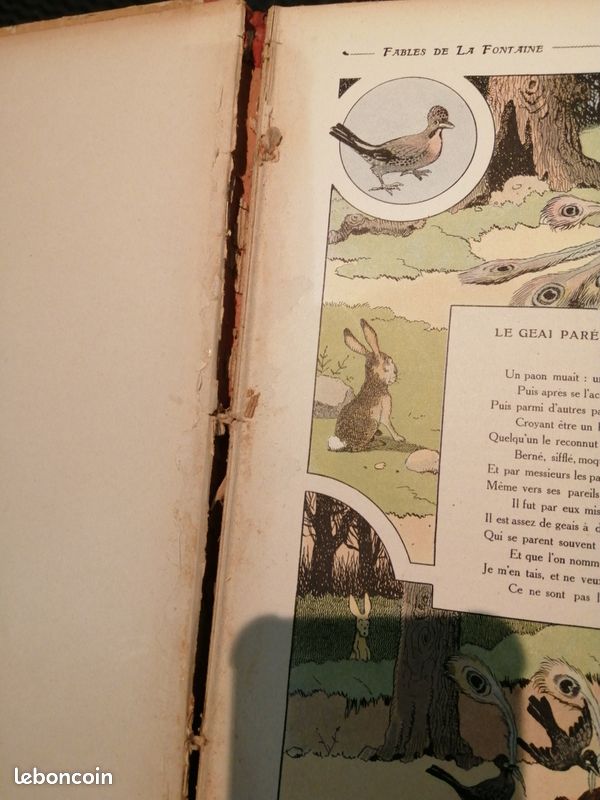 Fables de la Fontaine illustrées par Benjamin Rabier deuxième partie (image 5)
