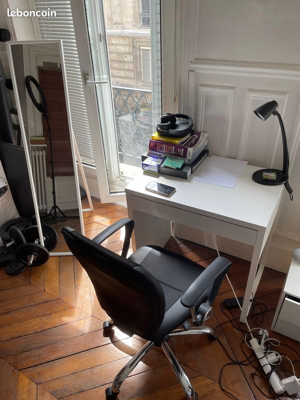 Chaise/Fauteil de Bureau + Bureau + Miroir (image 1)