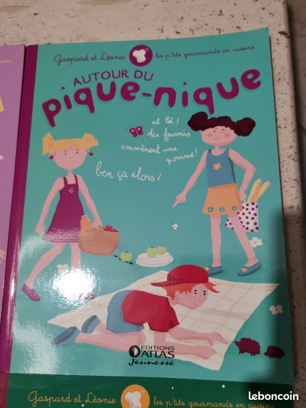 Lot de 6 livres recettes enfants les p'tits gourmands en cuisine (image 7)