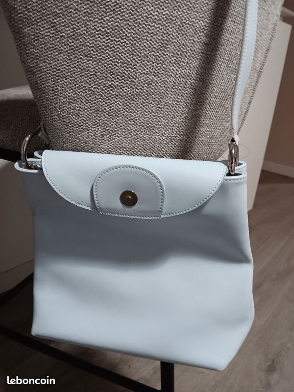 Sac lancaster cuir bleu ciel Accessoires Bagagerie - Main Image