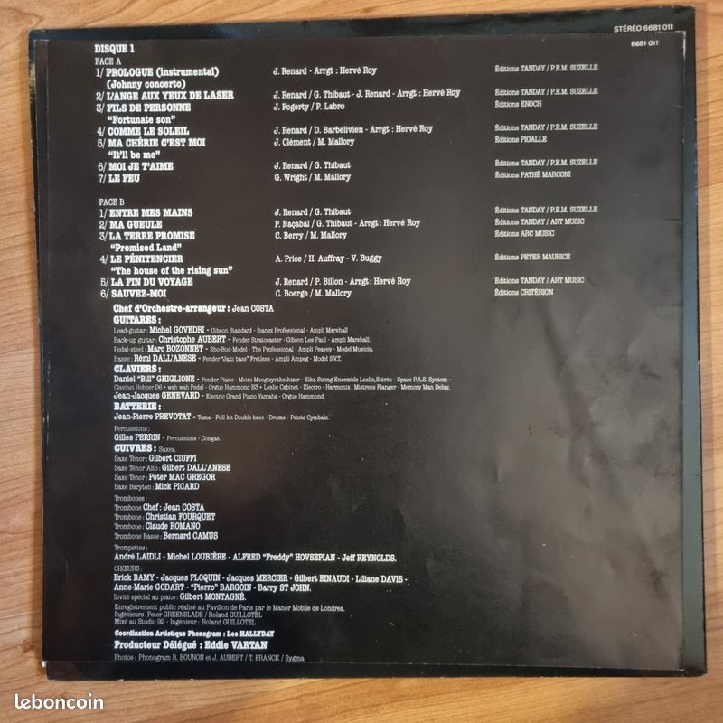 Johnny Hallyday – Pavillon De Paris - 2 X vinyle 33T (image 4)