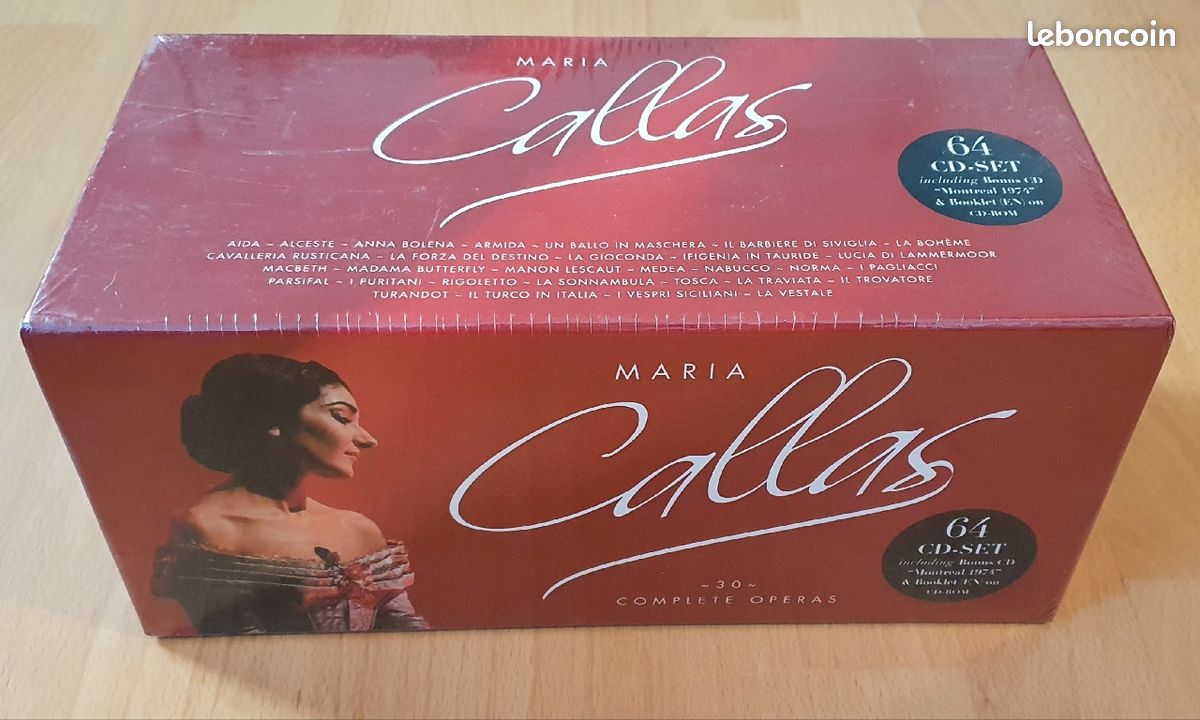 Coffret 64 CD Maria Callas - Operas Complete - Neuf sous blister (image 1)