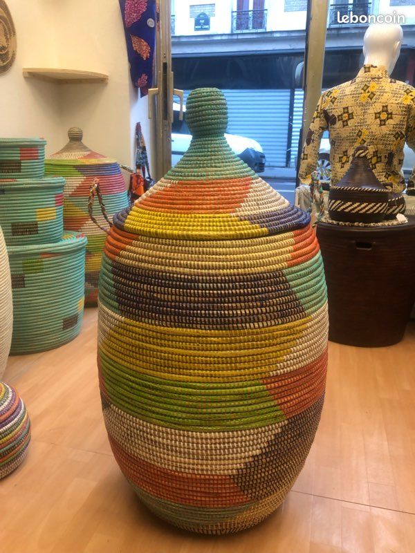 Panier Tissé de Grande Taille - Organisation et Style Réunis (image 1)