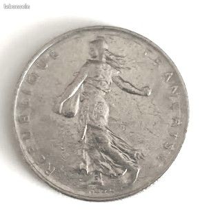 1 Franc Semeuse de 1967 - Pièce française (image 2)