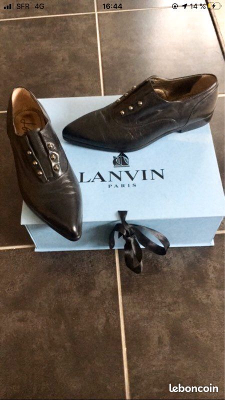 Chaussure mocassins Lanvin en cuir Neuve (image 1)