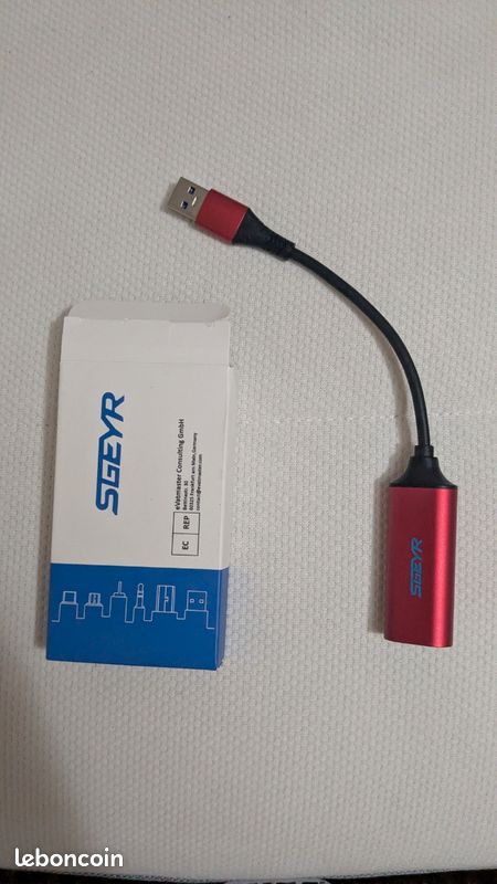 SGEYR Adaptateur Ethernet USB vers RJ45 (image 1)