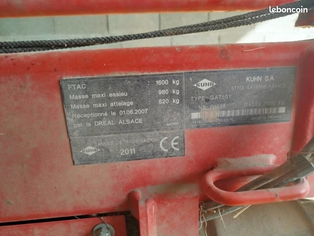 Kuhn GA7501 (image 3)