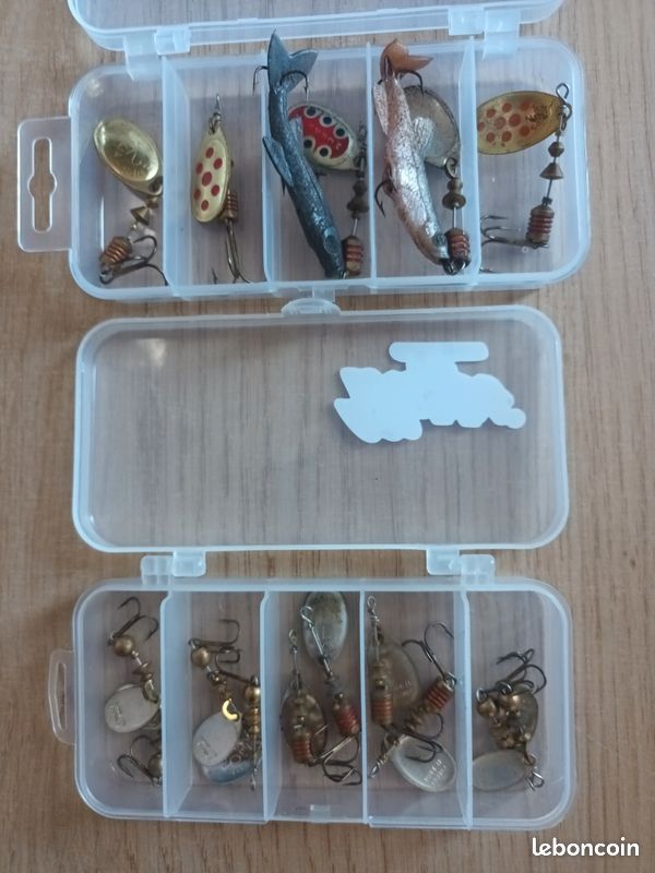 Lot De 20 Cuillères De Pêche – Mepps, Veltic, Olympia – Pour Truite, Perche, Brochet