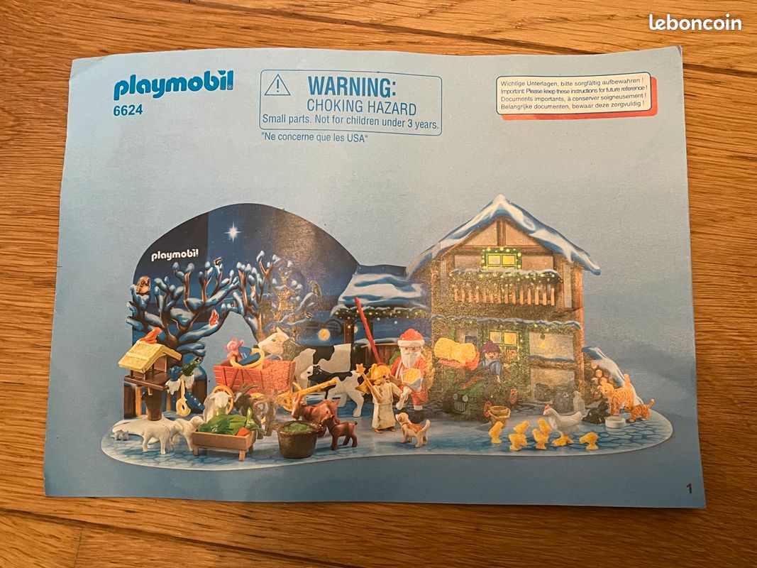 Playmobil - 6624 - issu du Calendrier de l'Avent ''Père Noël à la ferme'' (image 9)