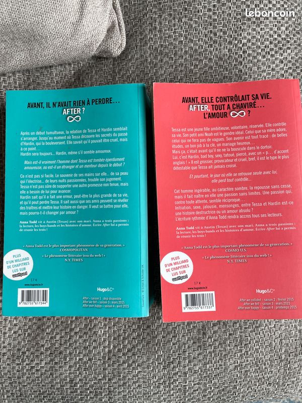 AFTER saison 1 et 2 livre collection (image 2)