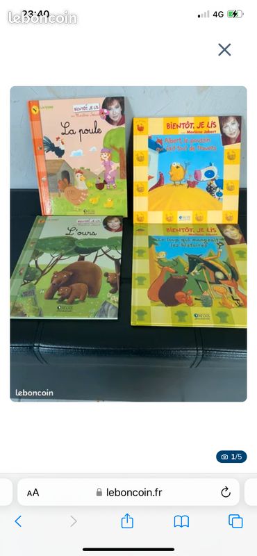 Livre CD de Marlène Jobert, collection bientôt je lis (image 1)