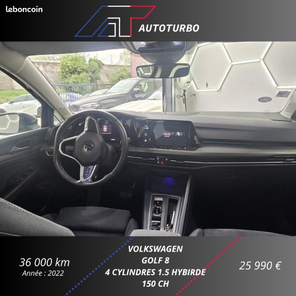 Volkswagen GOLF VIII 1.5 ETSI OPF 150CH STYLE DSG7 (image 12)