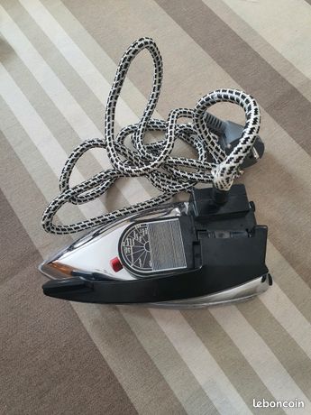 Fer à Repasser Vintage Pifco – Pliable, Années 50-60, Avec étui Chrome