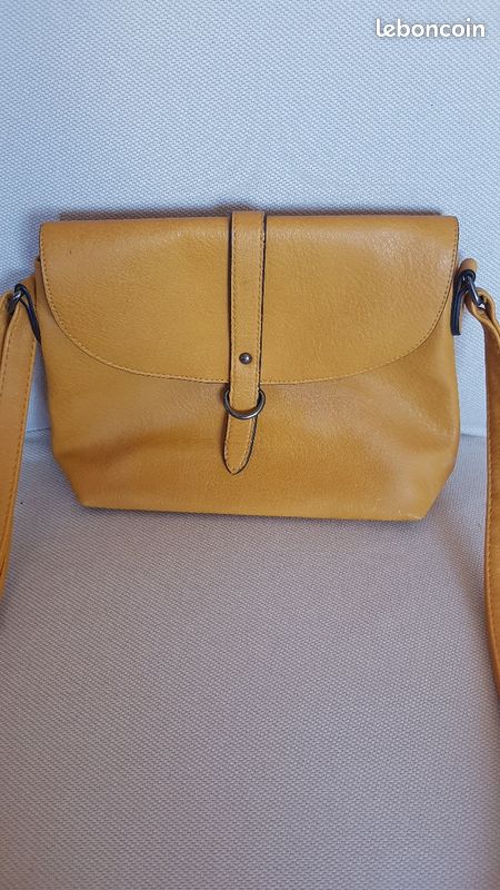 Petit sac bandoulière jaune (image 1)