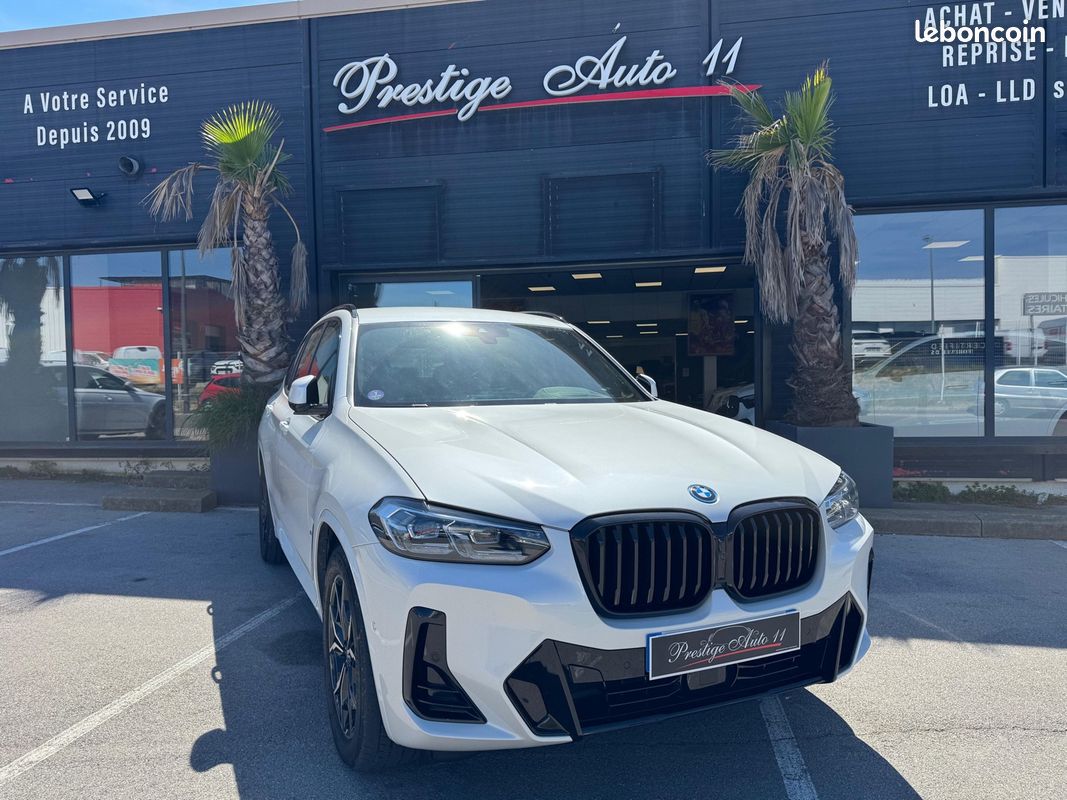 BMW X3 xDrive 30e M Sport LOA 497,32 Euros / Mois Garantie BMW France 07/2027 30 e MSport M-Sport (image 1)