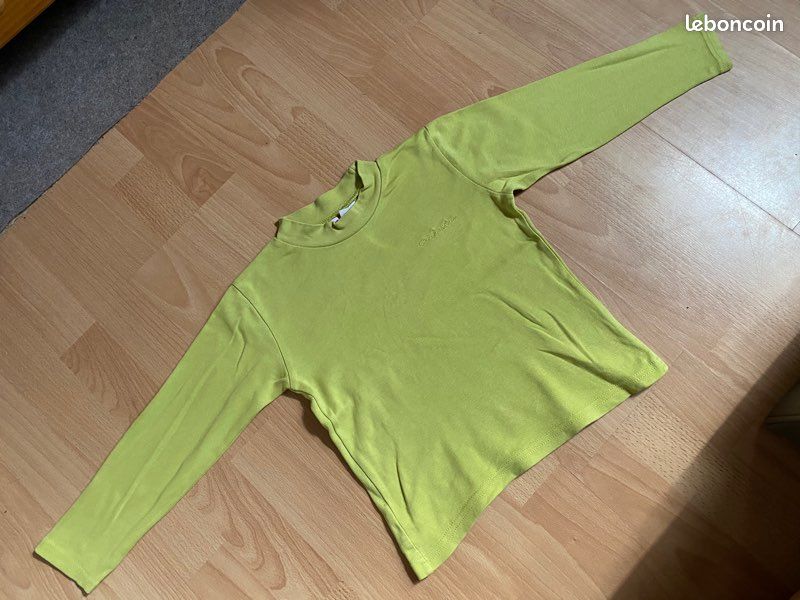 Beau sous-pull vert anis ORCHESTRA T. 6 ans/116 cm garçon TBE (image 1)