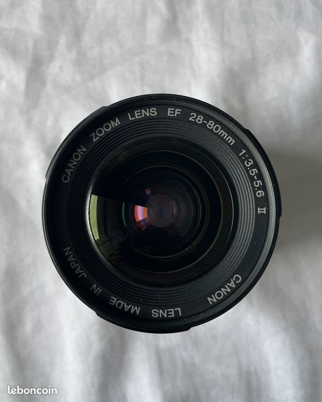 Lot Canon EOS 50 Argentique + Zoom 28-80mm - Très Bon état, Appareil Photo + Objectif