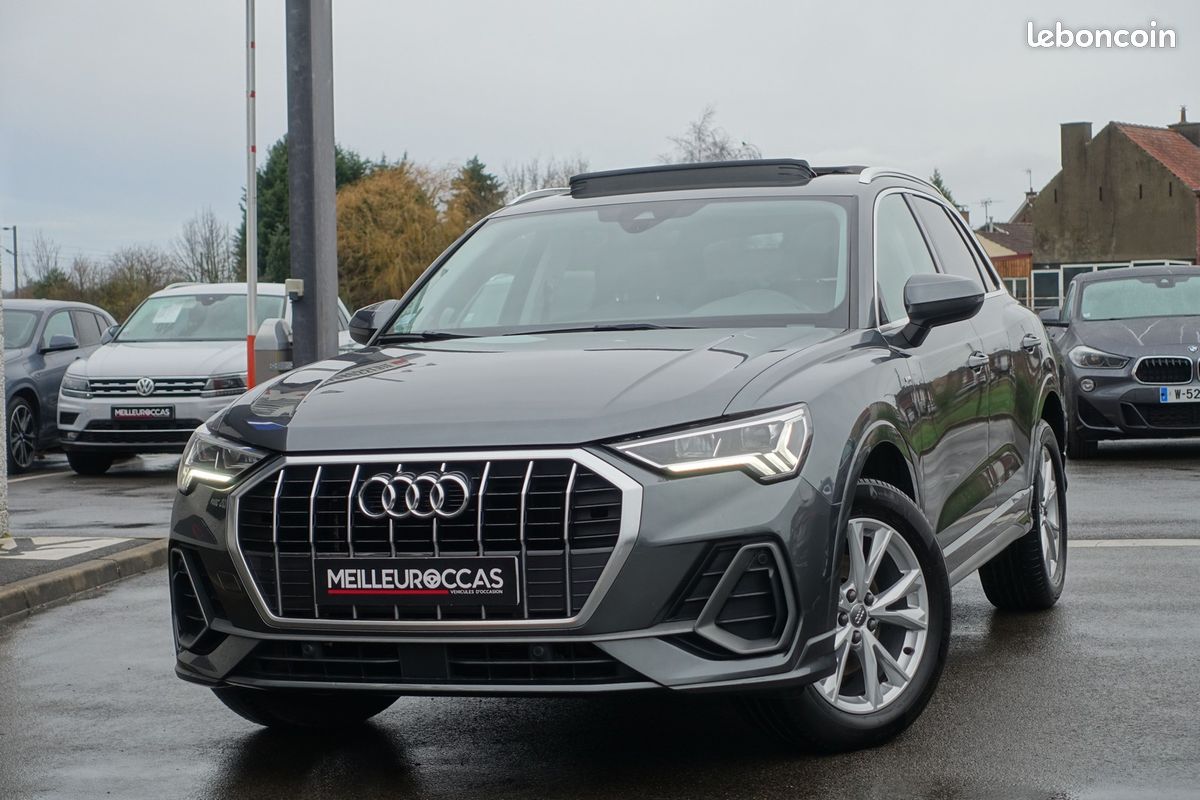 Q3 35 Tfsi 150cv S-Tronic S-Line Virtual cockpit/Toit ouvrant/Cuir chauffant/Gps Europe/Caméra/Hayon électrique/1°Main/Garantie 12 mois (image 1)