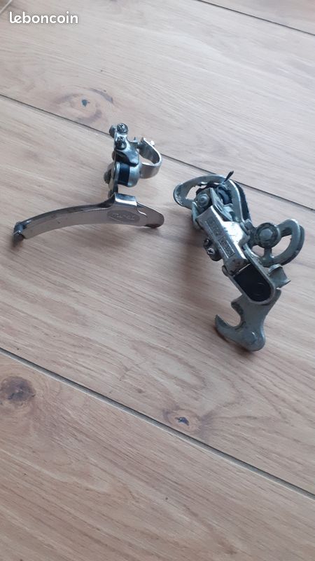Dérailleur Arrière Vélo Vintage HURET SVELTO – Galets Lisses – Acier Français