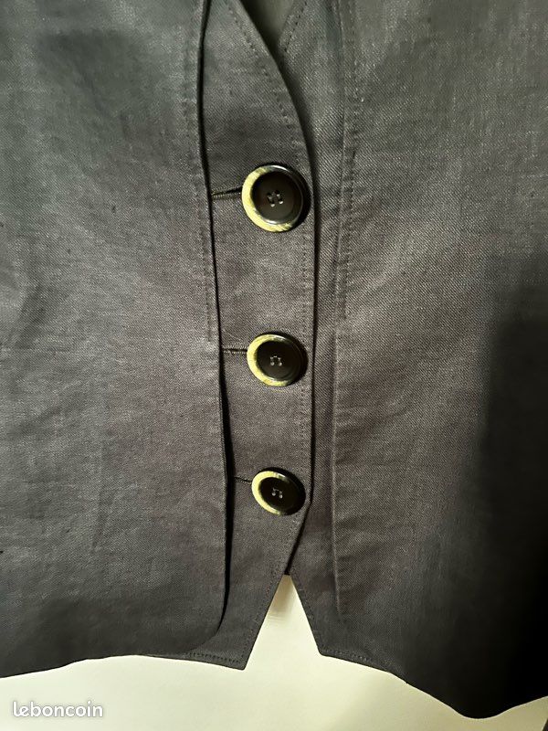 Blazer en lin Figaret (image 2)
