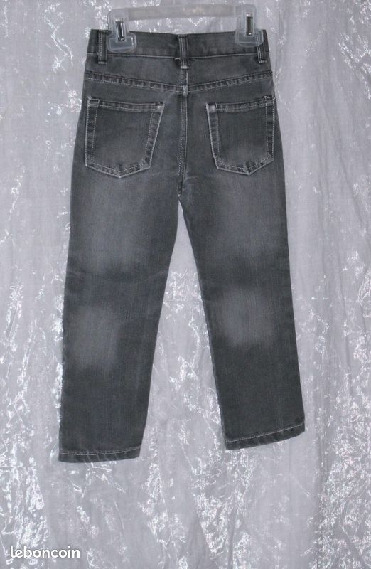 Pantalon jeans gris TISSAIA garçon 5 ans (image 2)