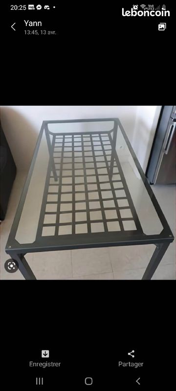 Table ikea GRANAS en verre (image 2)