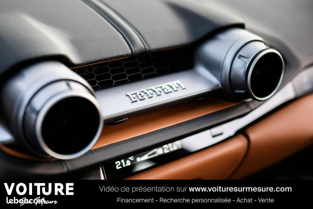 FERRARI 812 SUPERFAST 6.5i V12 800ch - carbone - sièges perf - set bagages (image 15)