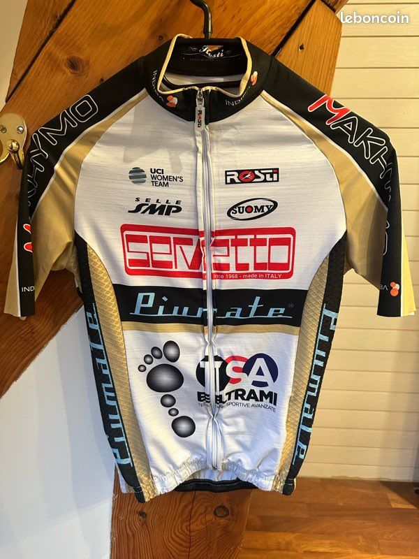 Maillot de l’équipe de cyclisme féminine servetto issu du stock pro Tour de France, vélo, cycling, ciclista, maglia, jersey, triathlon (image 1)