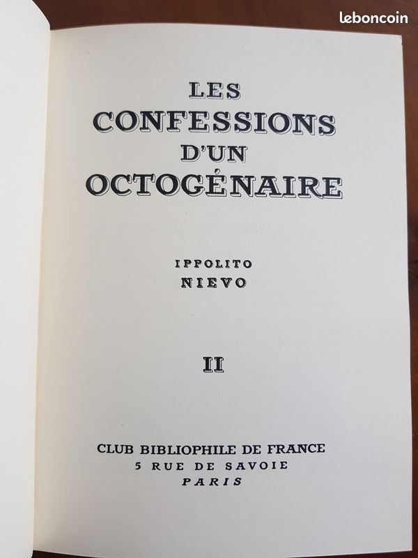 Ippolito Nievo - confessions d'un octogénaire 2 (image 1)