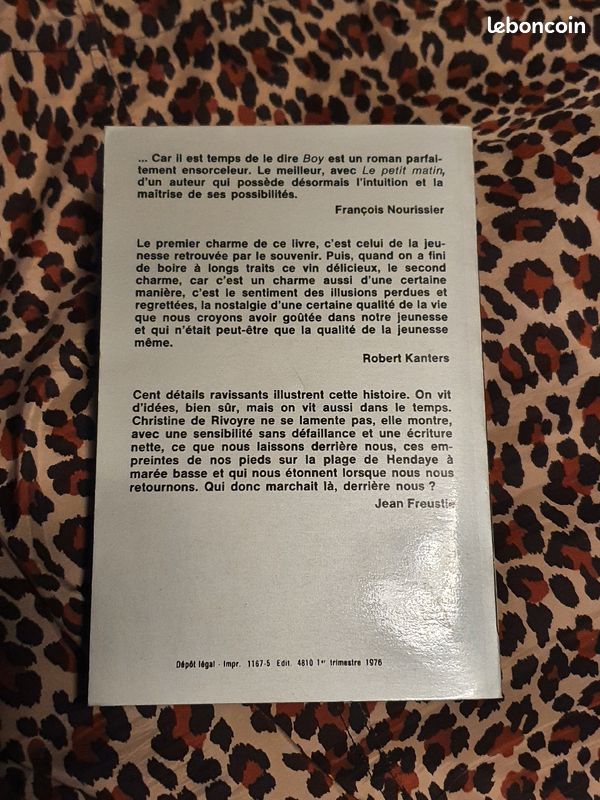 Livre Boy de Christine de Rivoyre (image 2)