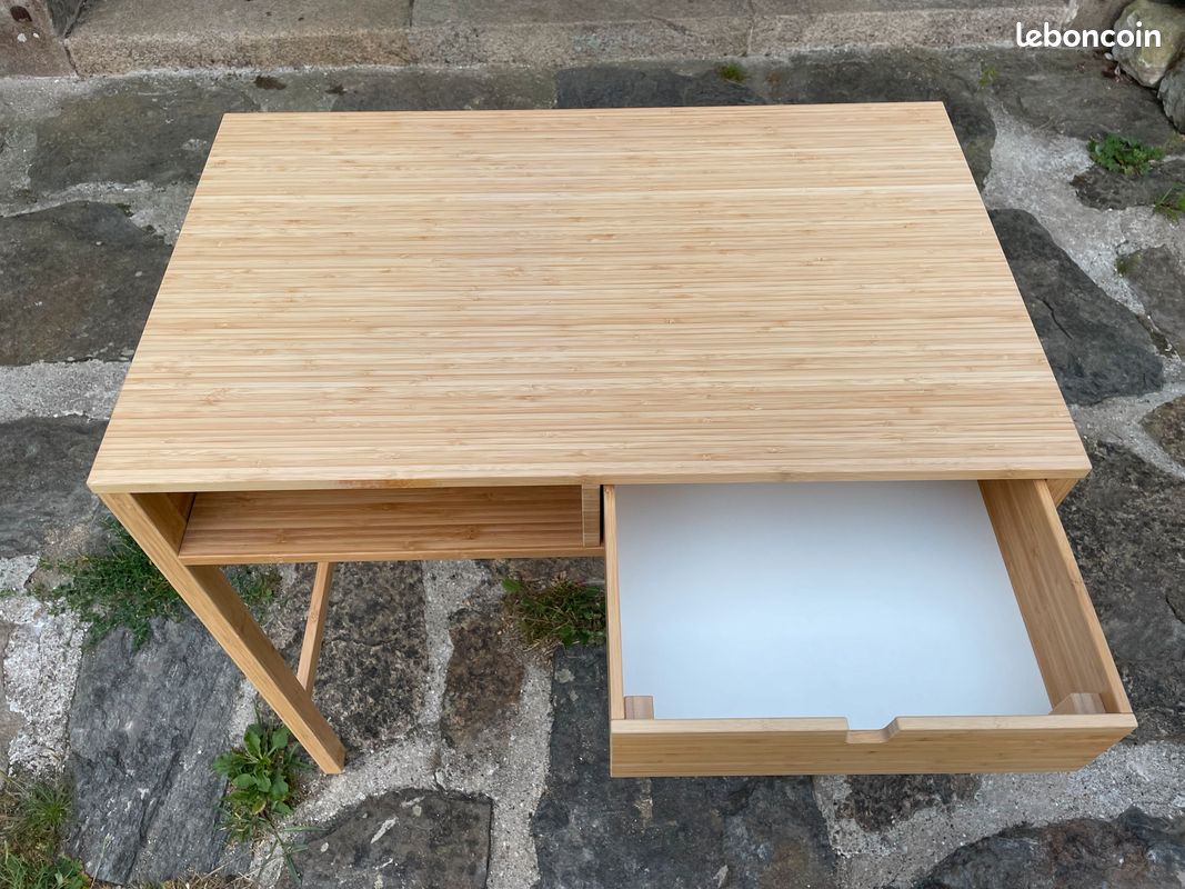 Petits bureaux jumeaux bambou (image 2)