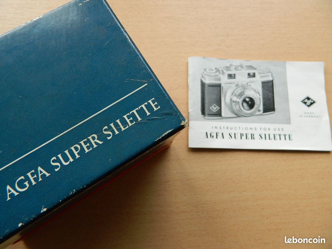 Appareil Photo Agfa Silette – Prontor SVS + étui Cuir – Pour Pièces (non Testé)