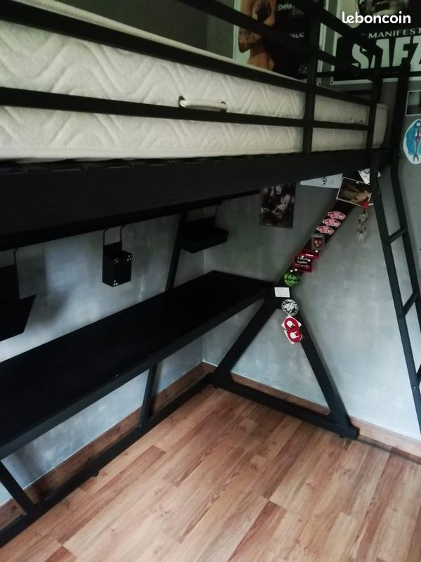 Lit mezzanine avec bureau (image 2)