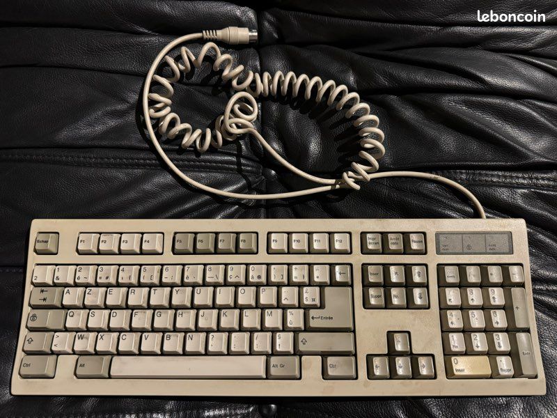 Keycaps AZERTY Vintage Gris PBT