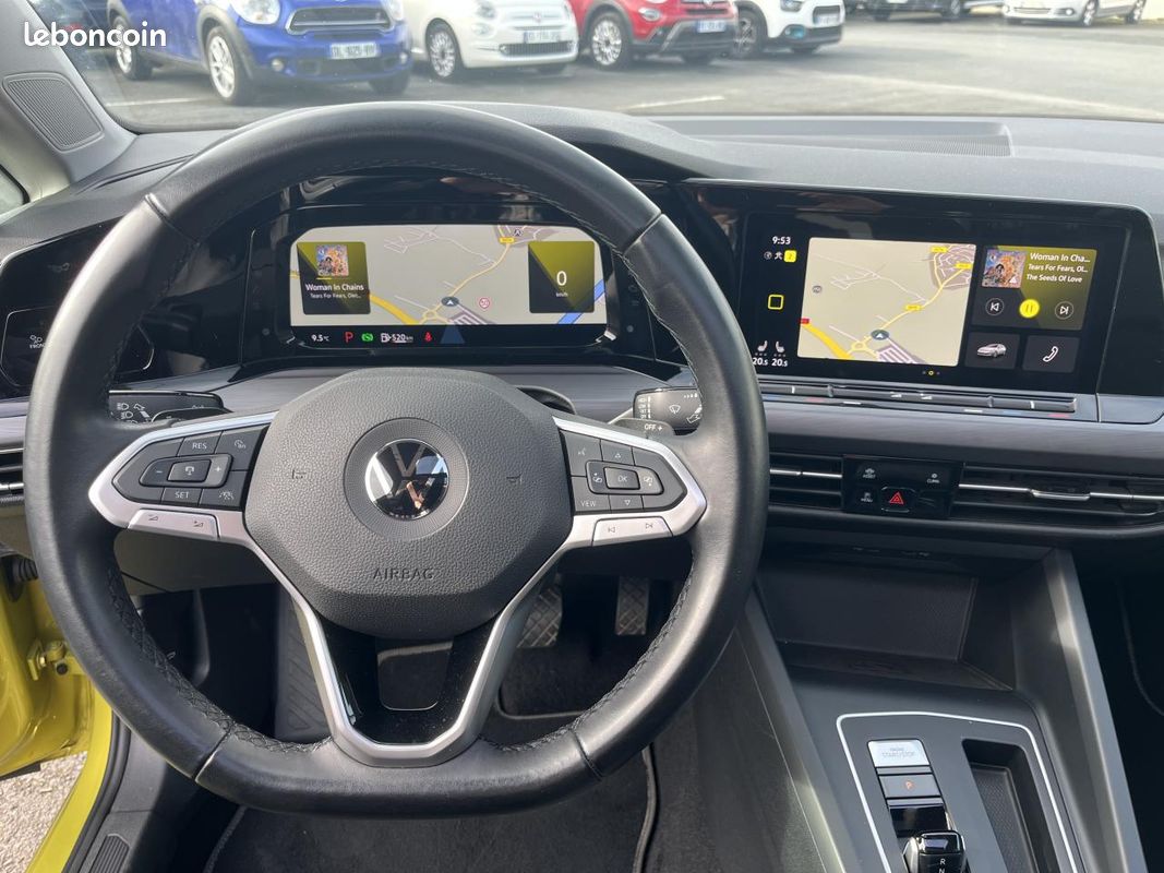 VOLKSWAGEN GOLF 1.5 eTSI OPF 150ch Style 1st DSG7 - Attelage/T.O/IQ Light/Sièges AV chauff/JA 18 (image 6)