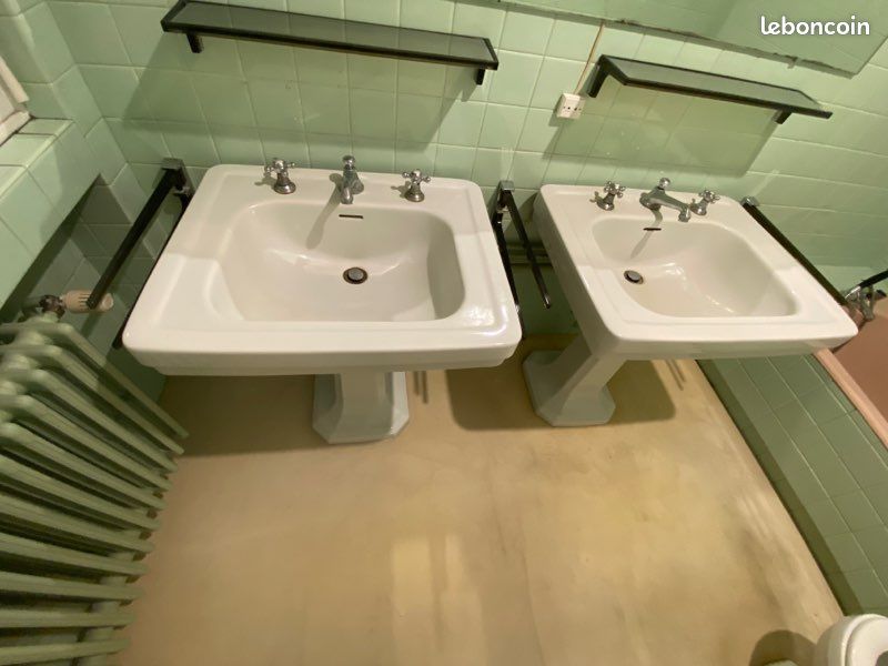 Lavabo vintage art déco (image 1)