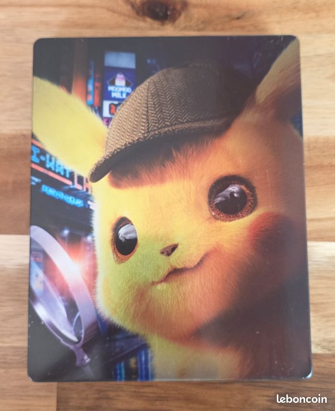 Steelbook Pokémon Détective Pikachu Blu-ray 4K Ultra HD + Blu-ray 3D (image 1)