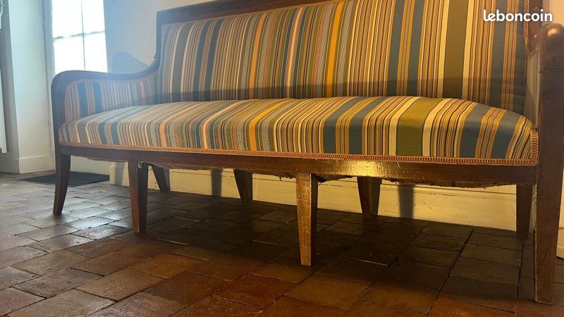 Banquette ancienne Louis Philippe (image 3)