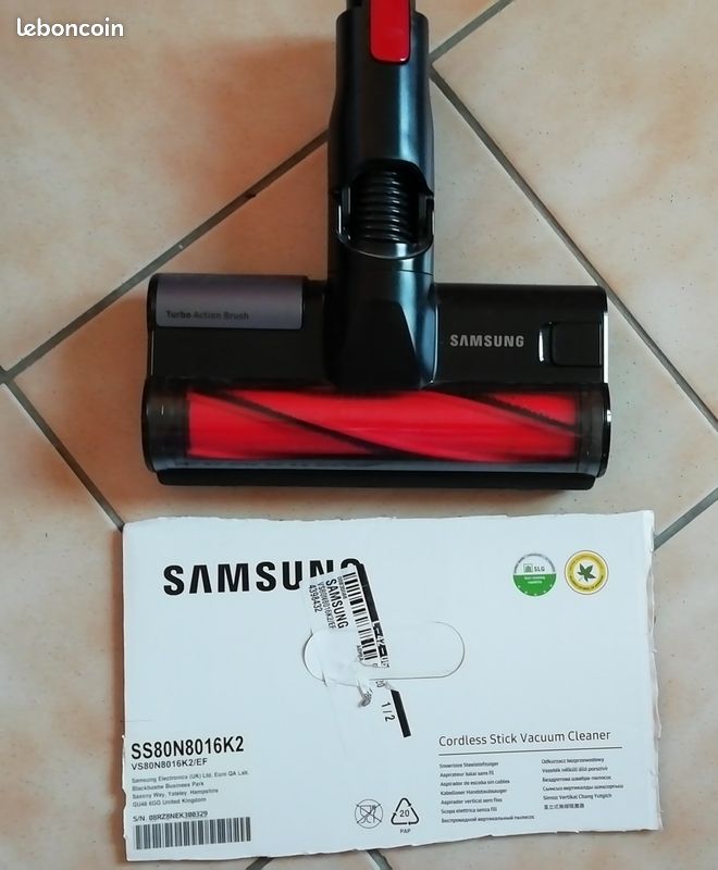 Brosse motorisée pour aspirateur balai Samsung SS80N8016K2 (image 1)