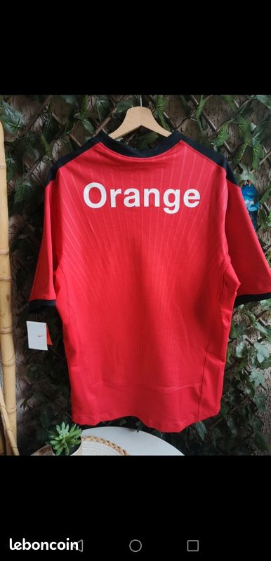 Maillot Rugby Enfant Stade Toulousain - Saison 2009/10 - Taille Medium - Rouge
