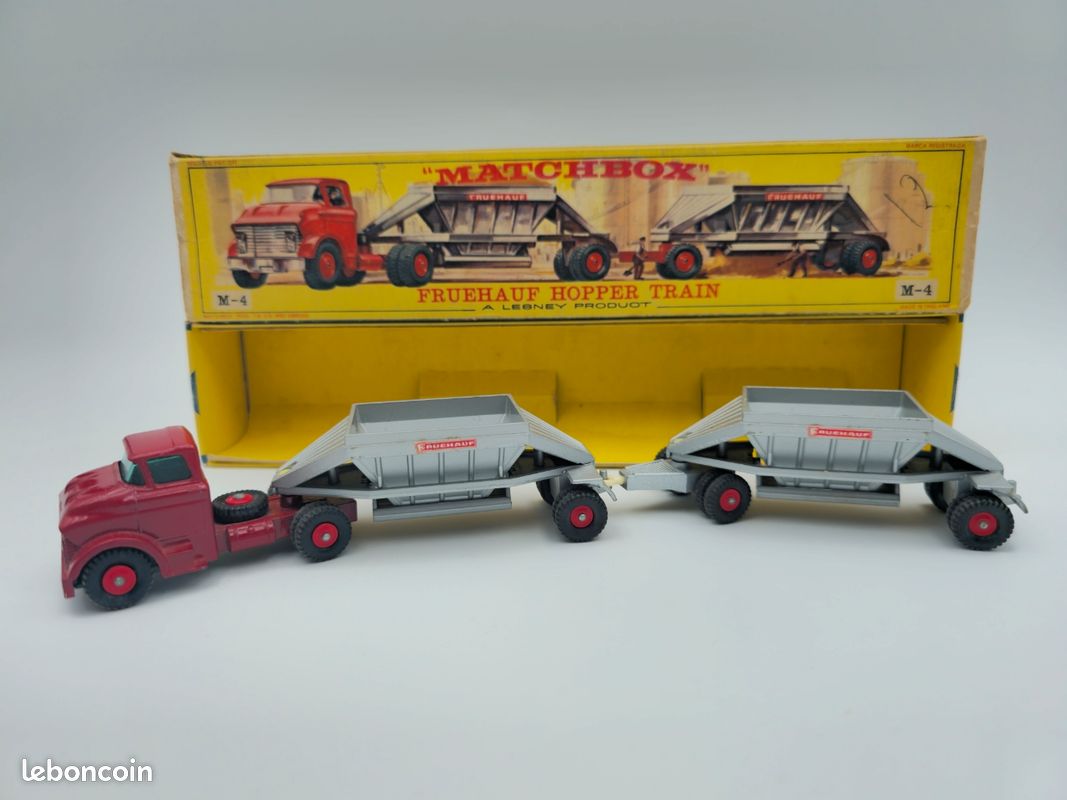MATCHBOX M4 FRUEHAUF Hopper Train - Dans sa boîte d'origine - Vintage
