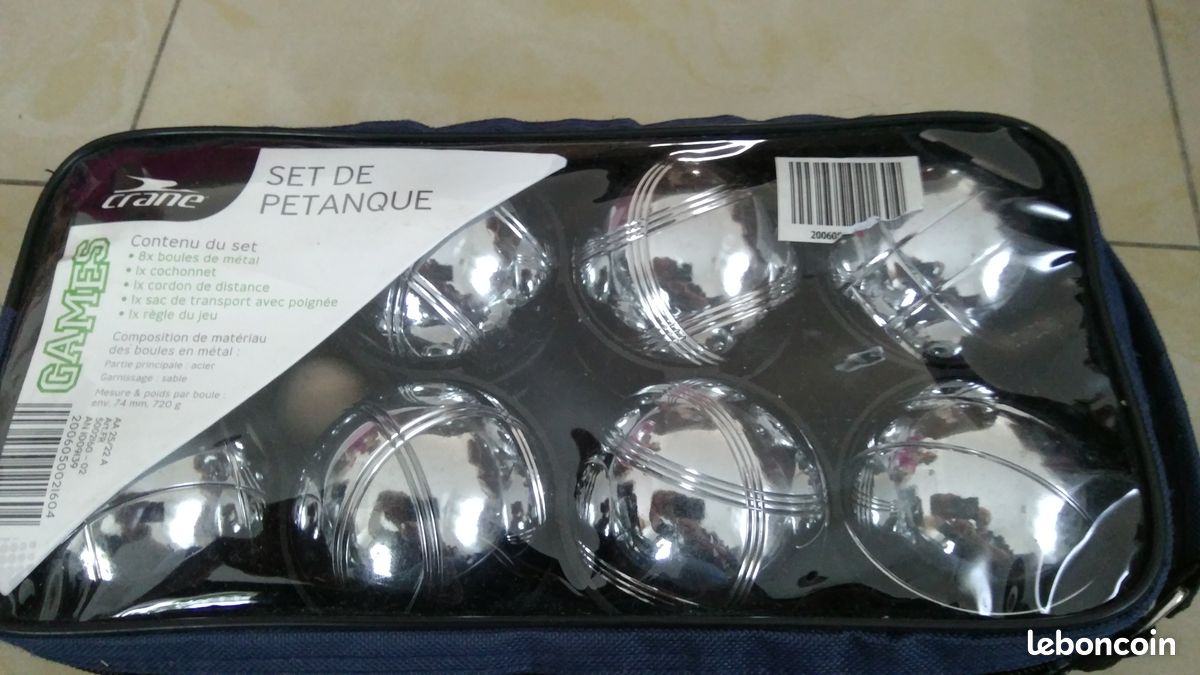 Jeu de 8 boules de pétanque OBUT - Coffret LA FORTUNEE compétition OBUT ATC Acier au carbone