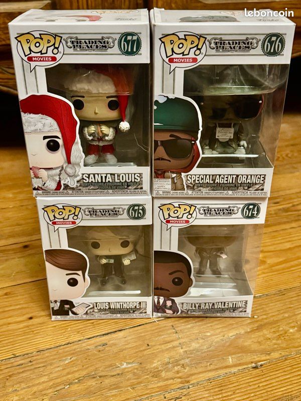 Lot Funko Pop « Trading Places » Collection
