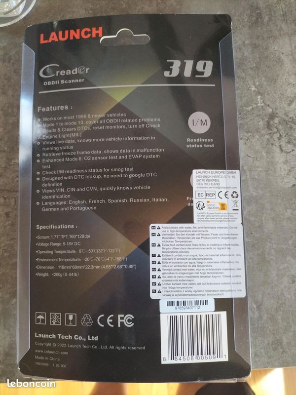 Scanner OBD2 creader 319 (image 2)