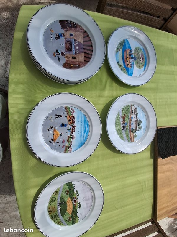 Assiette villeroy design naïf (image 1)