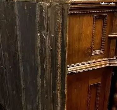 Important buffet d’appui Rhénan en bois teinté, datant du XVIIe siècle vers 1650 (image 6)