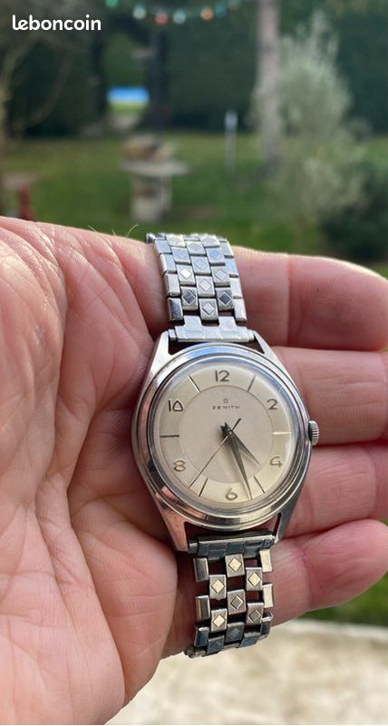 Montre Mécanique Vintage ZENITH (ref 80717) - Mouvement Fonctionnel - Pour Pièces Ou à Réparer